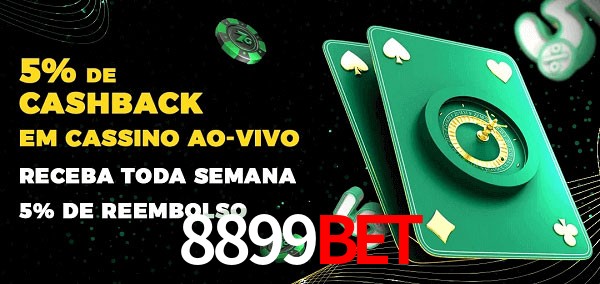 Promoções do cassino ao Vivo 8899bet